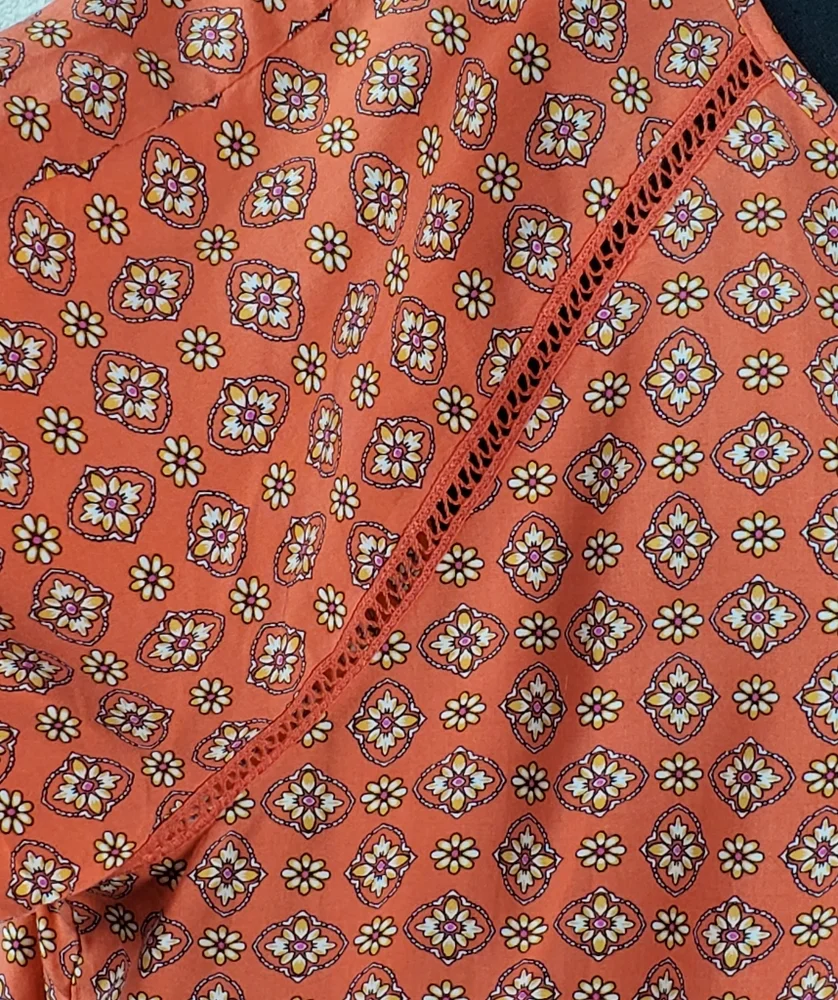 J.JILL Women's Floral Top 100‎ Rayon.